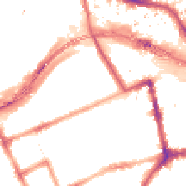 Night-time road noise heatmap for W11 1HS