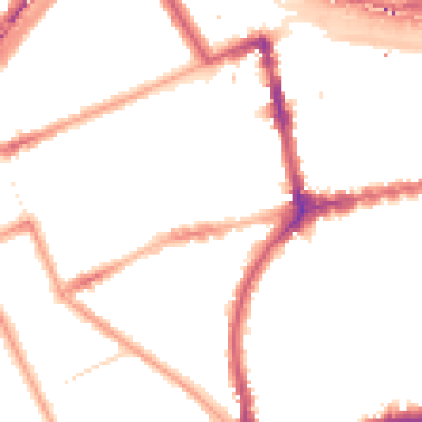 Night-time road noise heatmap for W11 2AW