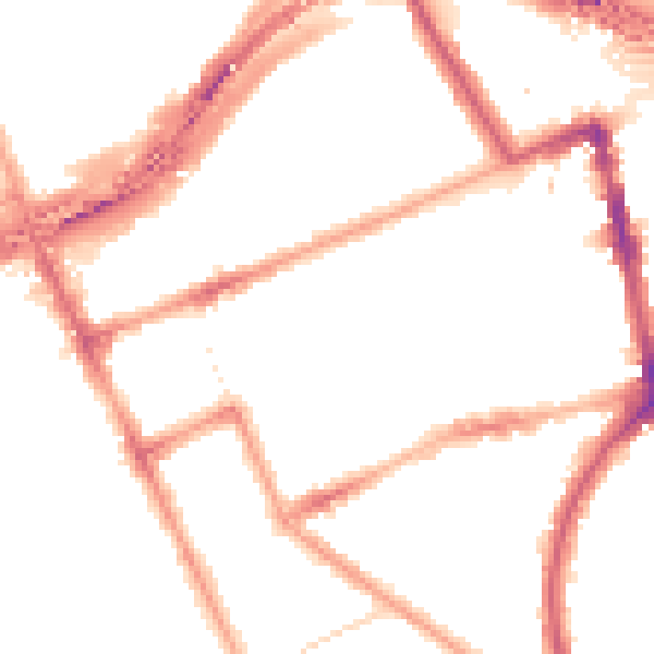 Night-time road noise heatmap for W11 2BB
