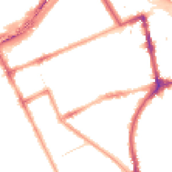 Night-time road noise heatmap for W11 2BS