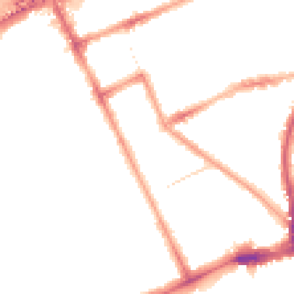Night-time road noise heatmap for W11 2NA