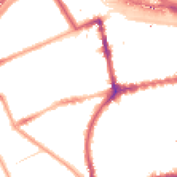 Night-time road noise heatmap for W11 2RP