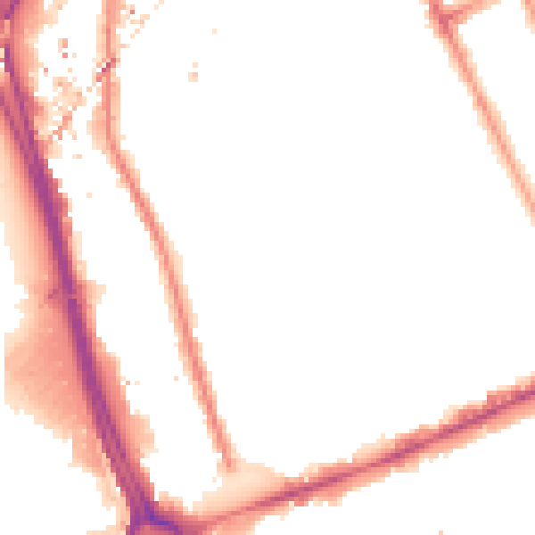 Night-time road noise heatmap for W11 4BA