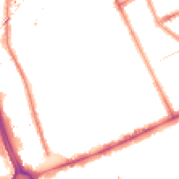 Night-time road noise heatmap for W11 4PA