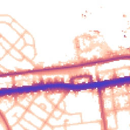 Daytime road noise heatmap for W12 0AF