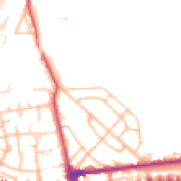 Daytime road noise heatmap for W12 0AJ