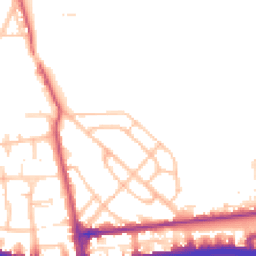 Daytime road noise heatmap for W12 0AX