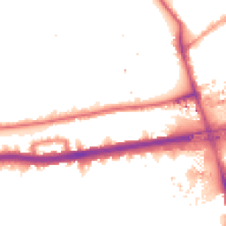 Night-time road noise heatmap for W12 0AZ