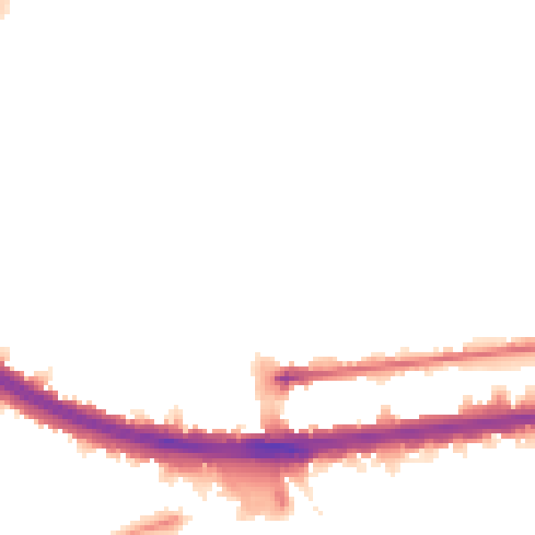 Night-time road noise heatmap for W12 0BA