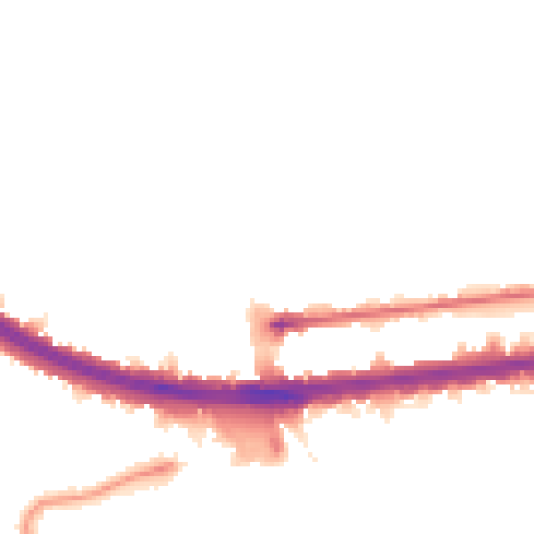 Night-time road noise heatmap for W12 0BQ