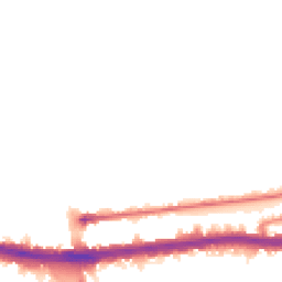 Night-time road noise heatmap for W12 0BU