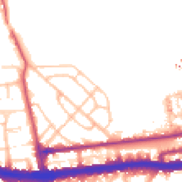Daytime road noise heatmap for W12 0BX