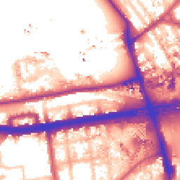 Daytime road noise heatmap for W12 0DB
