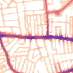 Daytime road noise heatmap for W12 0NP