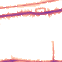 Night-time road noise heatmap for W12 0SR