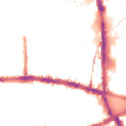 Night-time road noise heatmap for W12 7ER