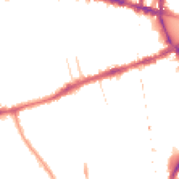 Night-time road noise heatmap for W12 8AU