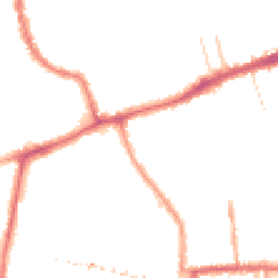 Night-time road noise heatmap for W12 8ES