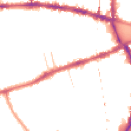 Night-time road noise heatmap for W12 8HH