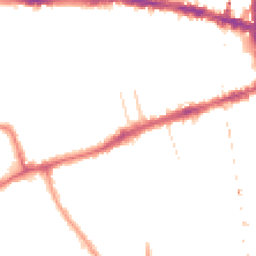 Night-time road noise heatmap for W12 8HJ