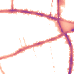 Night-time road noise heatmap for W12 8HX