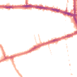 Night-time road noise heatmap for W12 8JE