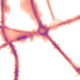 Night-time road noise heatmap for W12 8LQ