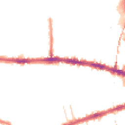 Night-time road noise heatmap for W12 8NL