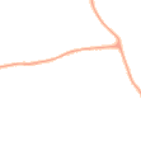 Night-time road noise heatmap for W13 0AE