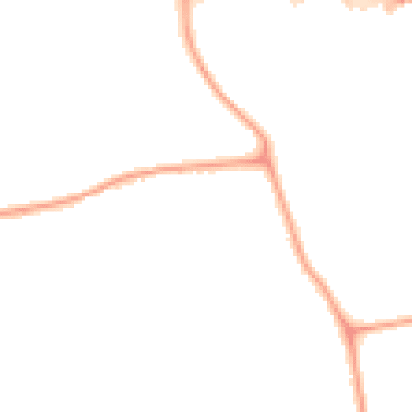 Night-time road noise heatmap for W13 0AR
