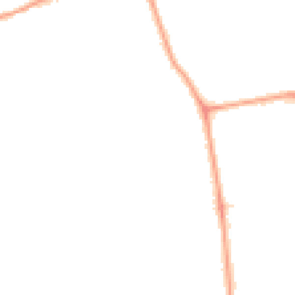 Night-time road noise heatmap for W13 0DQ