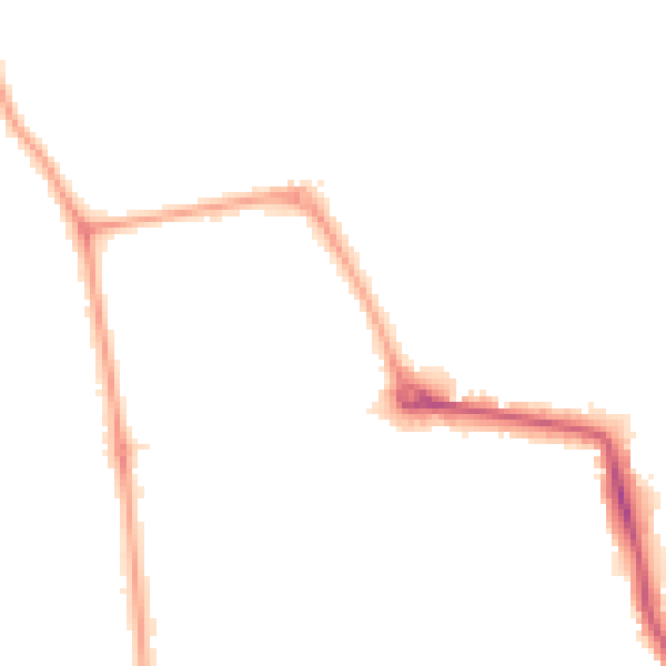 Night-time road noise heatmap for W13 8DN
