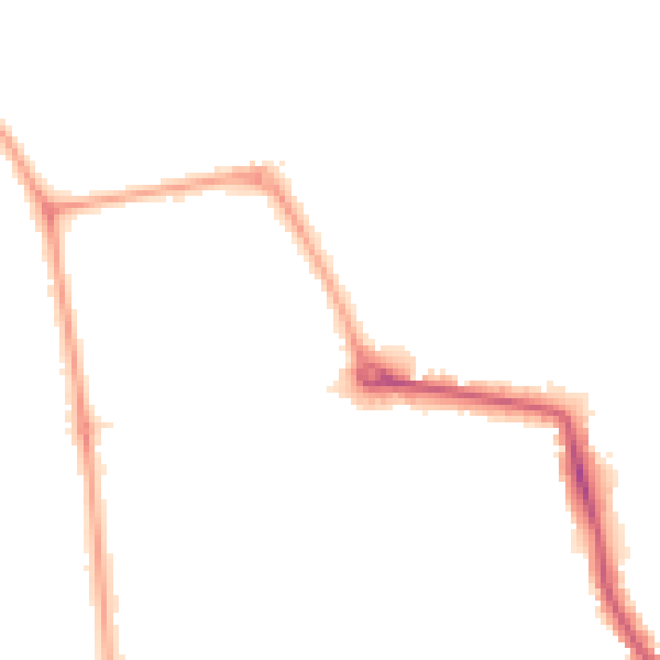 Night-time road noise heatmap for W13 8DZ