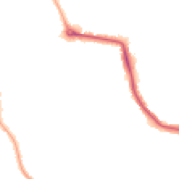Night-time road noise heatmap for W13 8JH