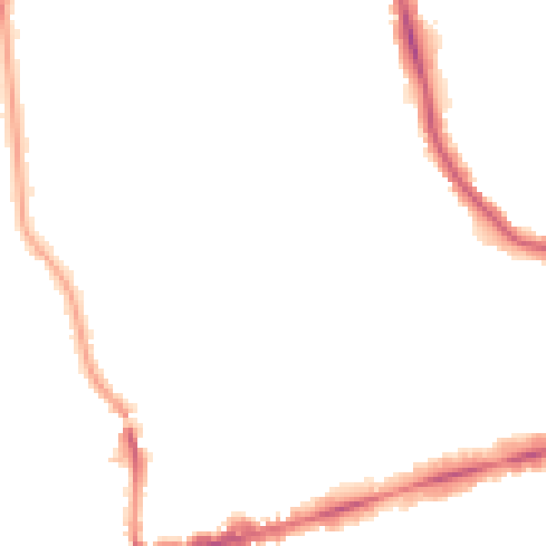 Night-time road noise heatmap for W13 8QA