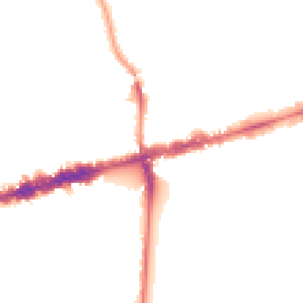 Night-time road noise heatmap for W13 8SB