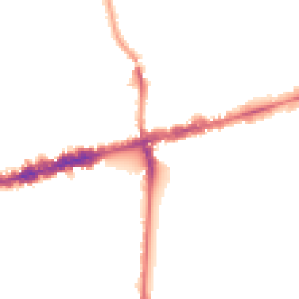 Night-time road noise heatmap for W13 9DN