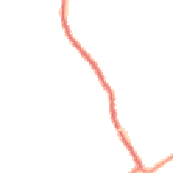 Night-time road noise heatmap for W13 9RN