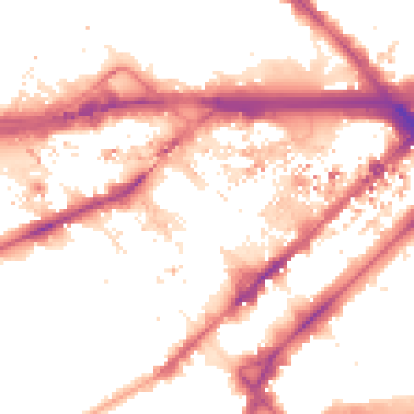 Night-time road noise heatmap for W2 1AE