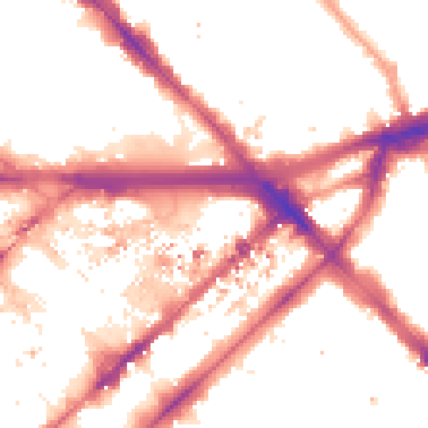 Night-time road noise heatmap for W2 1AZ