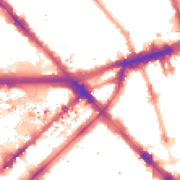 Night-time road noise heatmap for W2 1DS