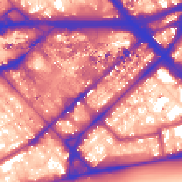 Daytime road noise heatmap for W2 1RL
