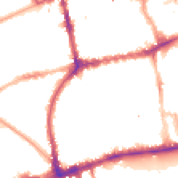 Night-time road noise heatmap for W2 4TU