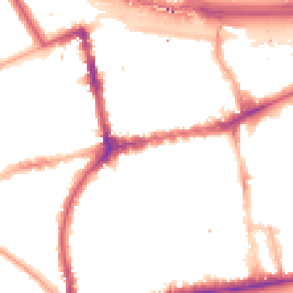 Night-time road noise heatmap for W2 4UU