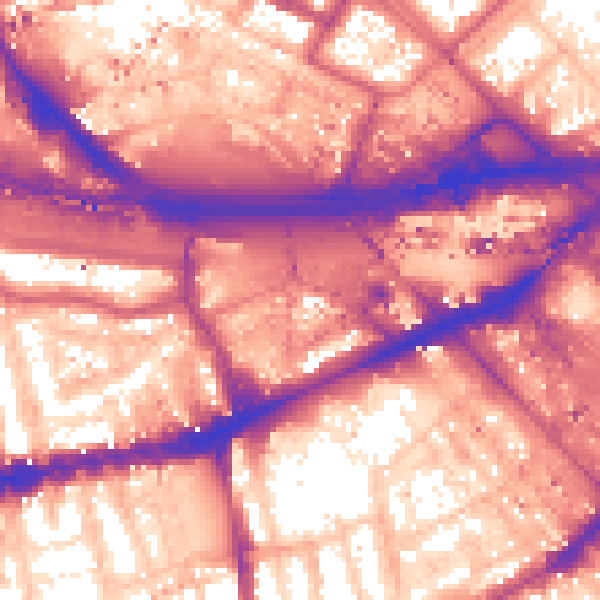 Daytime road noise heatmap for W2 6AL