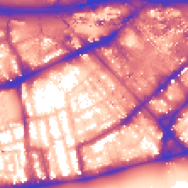 Daytime road noise heatmap for W2 6DH