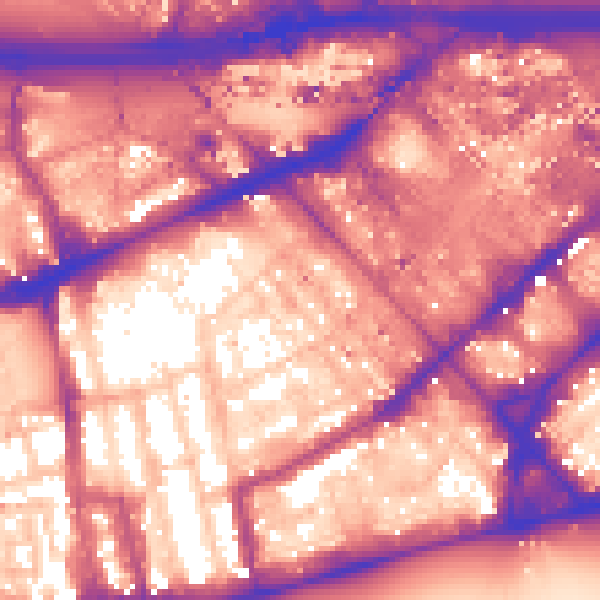 Daytime road noise heatmap for W2 6DY