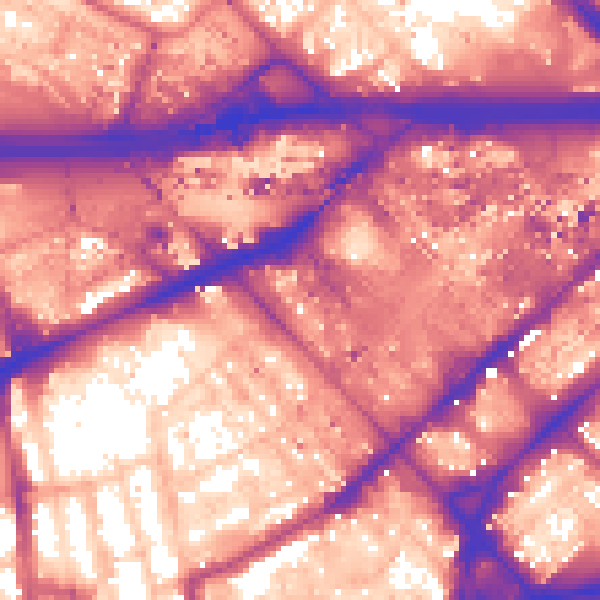 Daytime road noise heatmap for W2 6LH