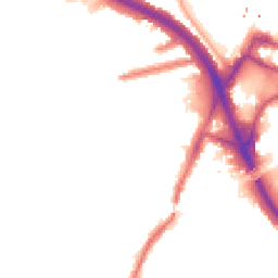 Night-time road noise heatmap for W3 0AA