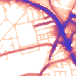 Daytime road noise heatmap for W3 0AB